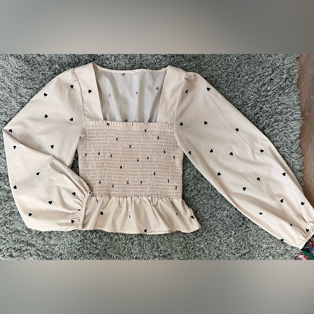 Light long sleeve not super cropped